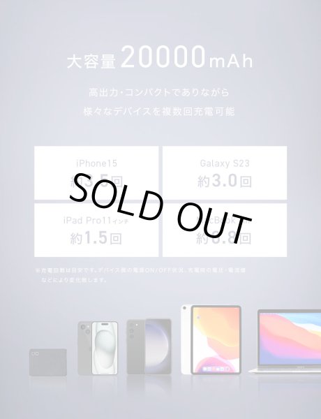 画像3: 【2025年度新入生PC】モバイルバッテリー(CIO) (3)